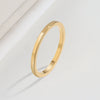 Wholesale Women's S925 Sterling Silver Geometric Ring With 18K Gold Vacuum Plating