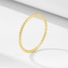 Wholesale Women's S925 Sterling Silver Geometric Spiral Twist Pattern Electroplated Ring