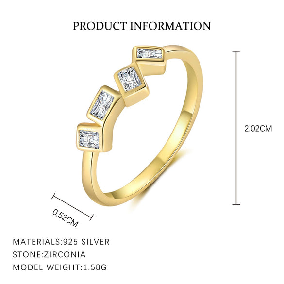 Wholesale Women's S925 Sterling Silver Geometric Square Light Luxury Zircon Earrings