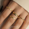 Wholesale Women's S925 Sterling Silver Geometric Square Zirconium Ring