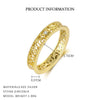 Wholesale Women's S925 Sterling Silver Geometric Square Zirconium Ring