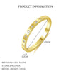 Wholesale Women's S925 Sterling Silver Geometric Square Zirconium Ring