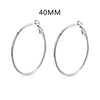 Wholesale Women's S925 Sterling Silver Geometric Style Electroplated Earrings