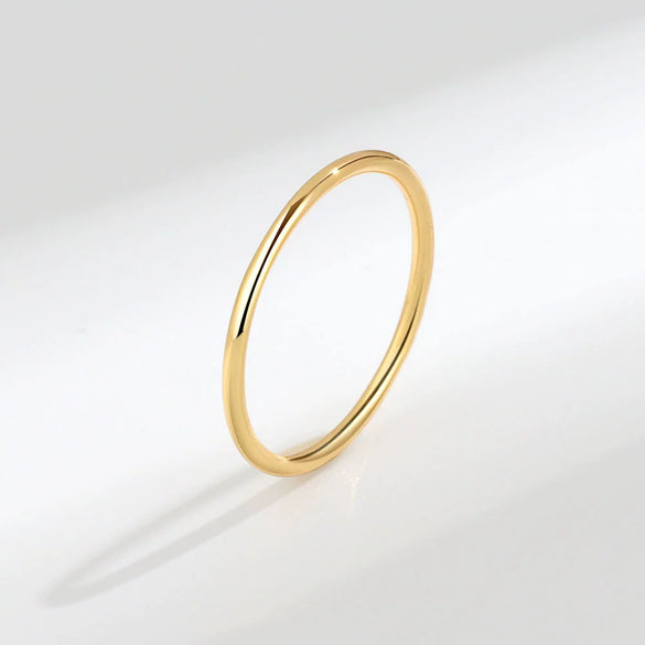 Wholesale Women's S925 Sterling Silver Geometric Style Electroplated Ring