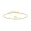 Wholesale Women's S925 Sterling Silver Geometric Style Micro Inlay Bracelet