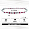 Wholesale Women's S925 Sterling Silver Geometric Tennis Chain Bracelet With Electroplating