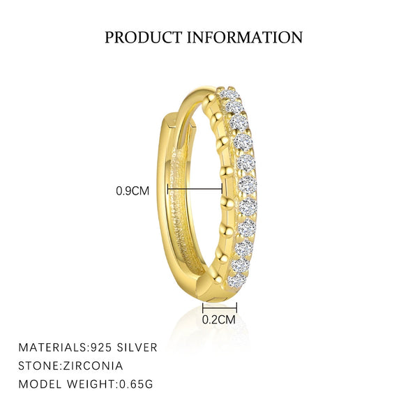 Wholesale Women's S925 Sterling Silver Geometric Triangle Earrings With Zirconia Treatment