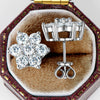 Wholesale Women's S925 Sterling Silver Geometric Ushaped And Drop Shape Zircon Earrings