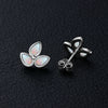 Wholesale Women's S925 Sterling Silver Geometric Ushaped And Drop Shape Zircon Earrings