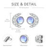 Wholesale Women's S925 Sterling Silver Geometric Ushaped And Drop Shape Zircon Earrings
