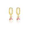 Wholesale Women's S925 Sterling Silver Geometric Zircon Earrings