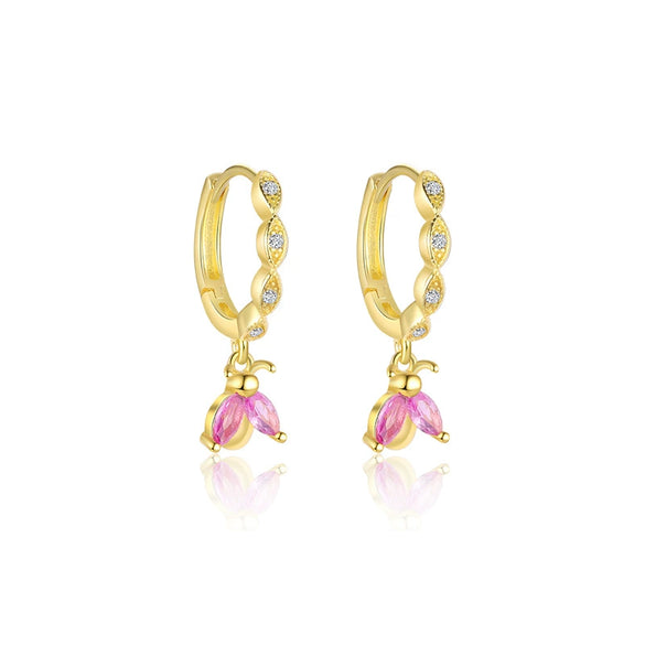 Wholesale Women's S925 Sterling Silver Geometric Zircon Earrings