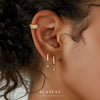 Wholesale Women's S925 Sterling Silver Geometric Zircon Earrings