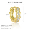 Wholesale Women's S925 Sterling Silver Geometric Zircon Fashion Earrings