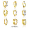 Wholesale Women's S925 Sterling Silver Geometric Zircon Fashion Earrings