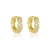 Wholesale Women's S925 Sterling Silver Geometric Zircon Fashion Earrings