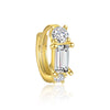 Wholesale Women's S925 Sterling Silver Geometric Zircon Fashion Earrings