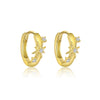 Wholesale Women's S925 Sterling Silver Geometric Zircon Fashion Earrings