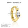 Wholesale Women's S925 Sterling Silver Geometric Zircon Water Drop Earrings