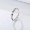 Wholesale Women's S925 Sterling Silver Goldplated Twist Geometric Ring
