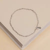 Wholesale Women's S925 Sterling Silver Heart Knot Geometric Bracelet Electroplated