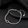 Wholesale Women's S925 Sterling Silver Heart Shape Bracelet