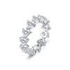 Wholesale Women's S925 Sterling Silver Heartshaped Love Diamond Ring