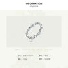 Wholesale Women's S925 Sterling Silver Heartshaped Micro Inlay Hollow Ring Original Design Fashion Stacked Style