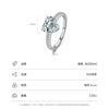 Wholesale Women's S925 Sterling Silver Heartshaped Ring With Zircon Inlay