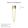 Wholesale Women's S925 Sterling Silver Heartshaped Zircon Earrings