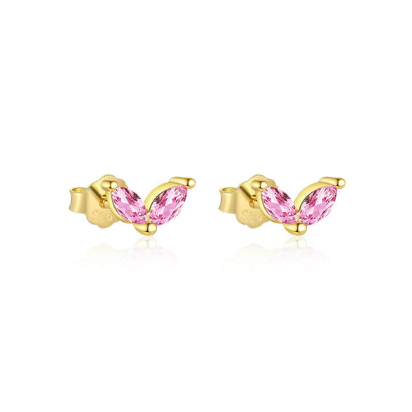 Wholesale Women's S925 Sterling Silver Heartshaped Zircon Earrings