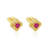 Wholesale Women's S925 Sterling Silver Heartshaped Zircon Earrings