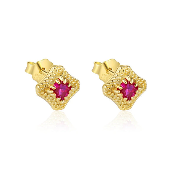 Wholesale Women's S925 Sterling Silver Heartshaped Zircon Earrings