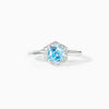 Wholesale Women's S925 Sterling Silver Hexagon Geometric Ring With Electroplating