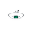 Wholesale Women's S925 Sterling Silver Inlaid Zircon Adjustable Ring With Geometric Pattern And Seiko Craft