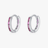 Wholesale Women's S925 Sterling Silver Inlaid Zircon Geometric Style Earrings