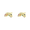 Wholesale Women's S925 Sterling Silver Inlaid Zirconium Flower And Geometric Earrings