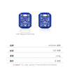 Wholesale Women's S925 Sterling Silver Light Luxury Geometric Imitation Diamond Earrings
