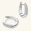 Wholesale Women's S925 Sterling Silver Moissanite Earrings Geometric Style With Letters Numbers Text Electroplated
