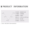 Wholesale Women's S925 Sterling Silver Moissanite Four Leaf Clover Geometric Fashion Necklace O Chain