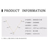 Wholesale Women's S925 Sterling Silver Moissanite Four Leaf Clover Geometric Fashion Necklace O Chain
