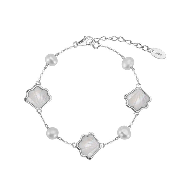 Wholesale Women's S925 Sterling Silver Natural Freshwater Pearl Baroque Jewelry