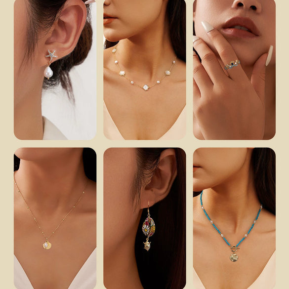 Wholesale Women's S925 Sterling Silver Natural Freshwater Pearl Baroque Jewelry