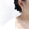 Wholesale Women's S925 Sterling Silver Natural Freshwater Pearl Earrings With Peach Heart Shape