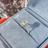 Wholesale Women's S925 Sterling Silver Oval Pigeon Egg Zircon Ring With Polished Electroplating And Simple Design