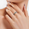 Wholesale Women's S925 Sterling Silver Ring And Bracelet With Mobius Geometric Design And Diamond Zircon Inlaid Light Luxury Style Electroplated