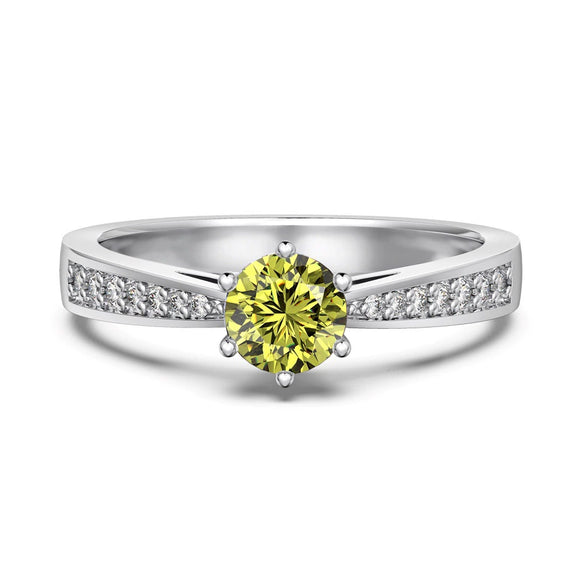Wholesale Women's S925 Sterling Silver Ring Geometric Heart Shape Electroplated