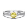 Wholesale Women's S925 Sterling Silver Ring Geometric Heart Shape Electroplated