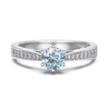 Wholesale Women's S925 Sterling Silver Ring Geometric Heart Shape Electroplated