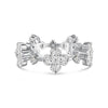 Wholesale Women's S925 Sterling Silver Ring With Four Leaf Clover And Zircon Separable Design Flower Pattern